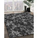 Machine Washable Transitional Charcoal Black Rug in a Family Room, wshpat3466gry