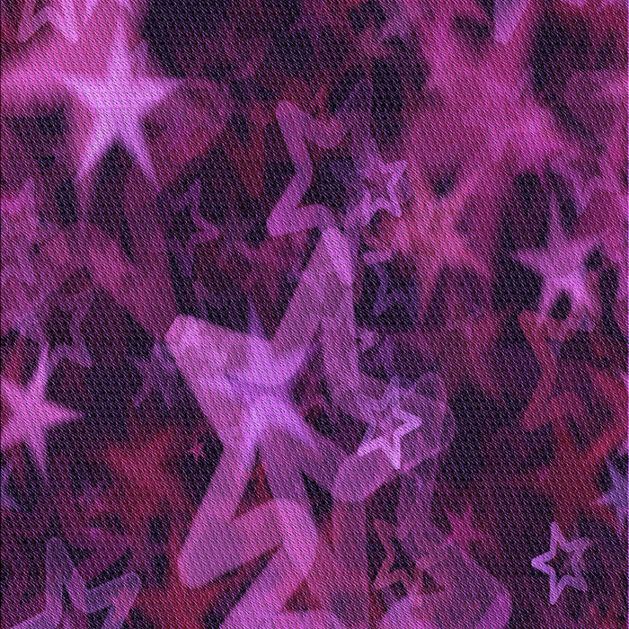 Machine Washable Transitional Dark Orchid Purple Rug, wshpat3467pur