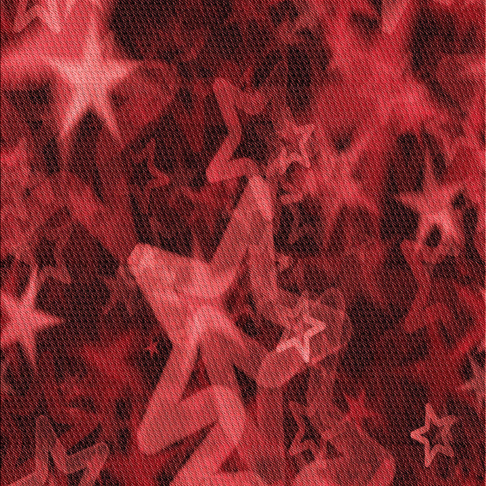 Patterned Cranberry Red Rug, pat3467rd