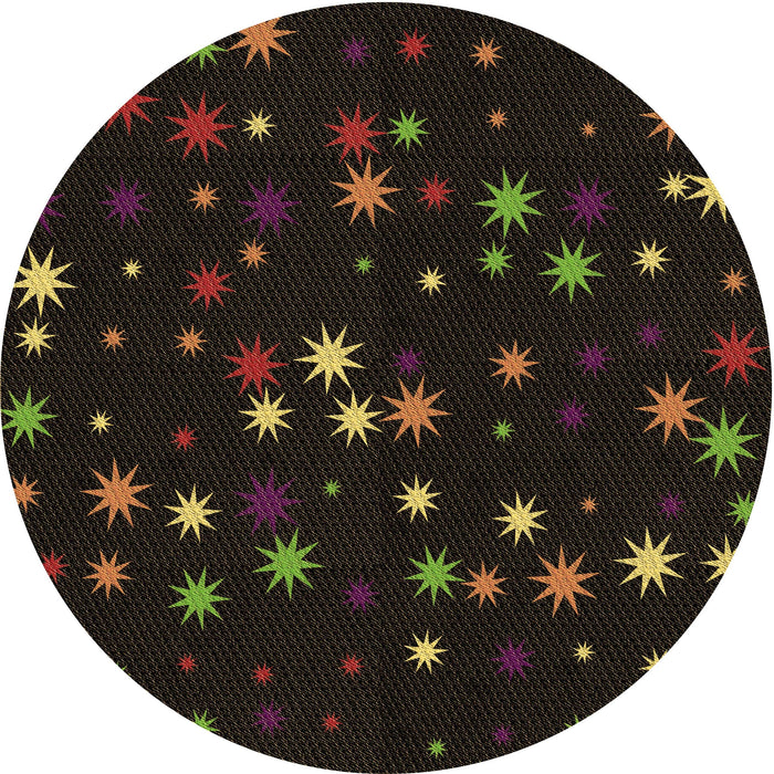 Square Machine Washable Transitional Midnight Gray Rug in a Living Room, wshpat3468brn