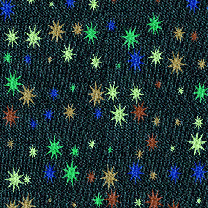 Patterned Black Rug, pat3468lblu