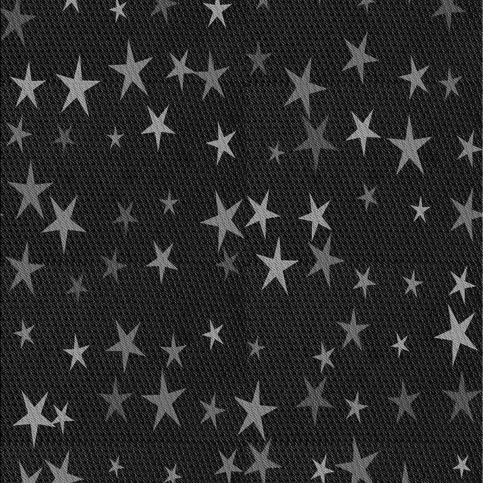 Patterned Black Rug, pat3469gry