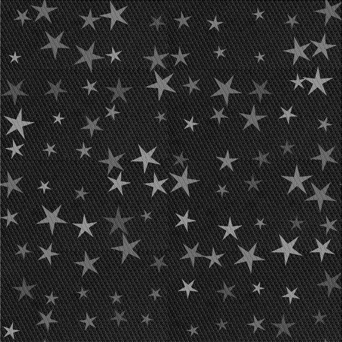Round Patterned Black Rug, pat3469gry