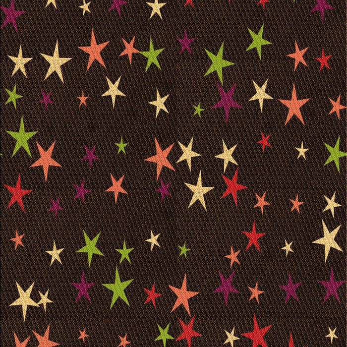 Patterned Black Brown Rug, pat3469org