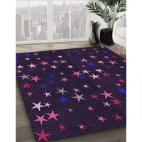 Patterned Purple Rug, pat3469pur