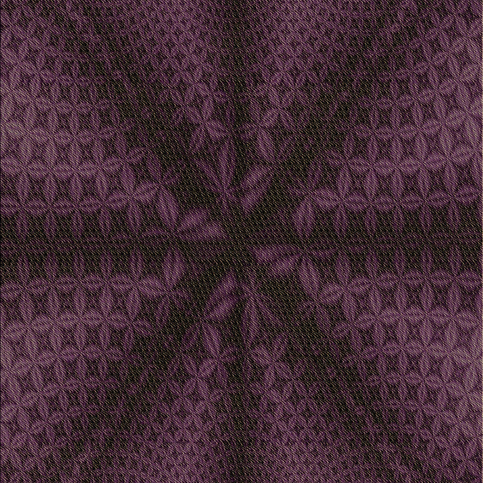 Patterned Purple Lily Purple Rug, pat347brn
