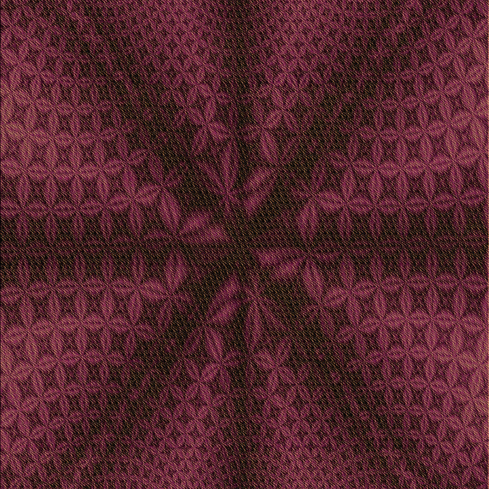 Patterned Brown Red Rug, pat347org