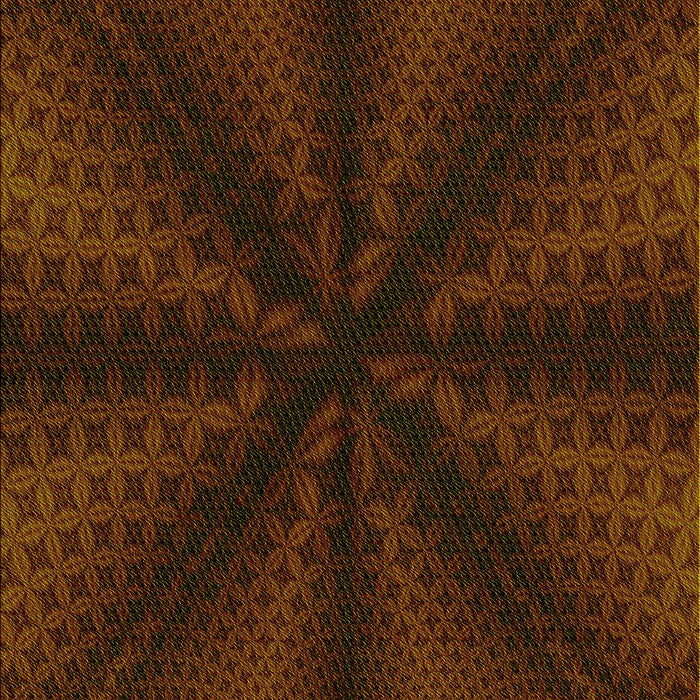 Patterned Saddle Brown Rug, pat347yw