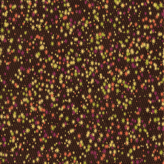 Patterned Black Brown Rug, pat3470org