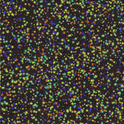 Square Patterned Black Novelty Rug, pat3470