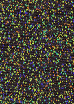 Patterned Black Novelty Rug, pat3470