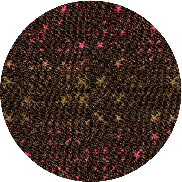 Square Patterned Red Brown Rug, pat3471org