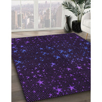 Patterned Purple Rug, pat3471pur