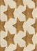 Patterned Golden Blonde Gold Rug, pat3472brn