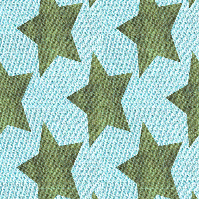 Machine Washable Transitional Green Rug, wshpat3472lblu