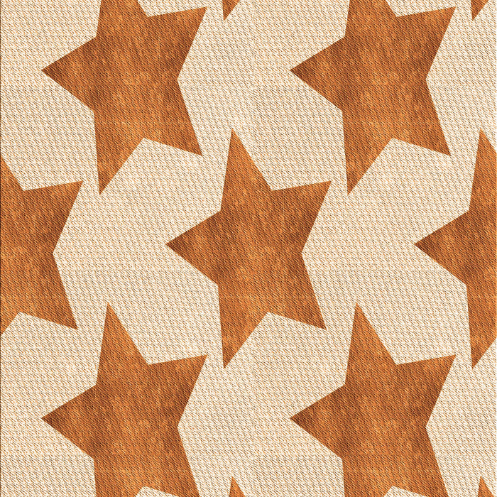 Patterned Neon Orange Rug, pat3472org