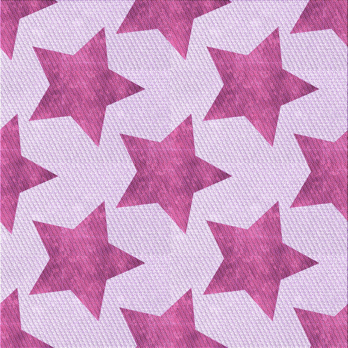 Round Machine Washable Transitional Blossom Pink Rug, wshpat3472pur
