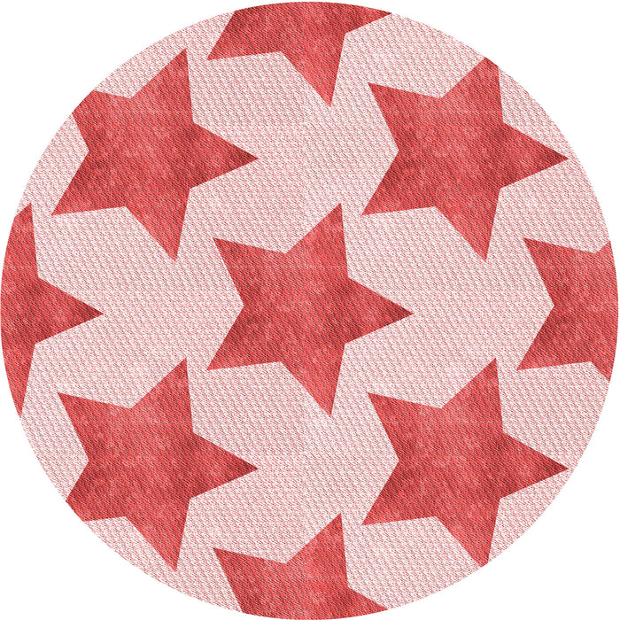 Square Patterned Pink Rug, pat3472rd