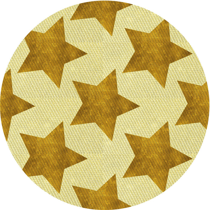 Square Machine Washable Transitional Cinnamon Brown Rug in a Living Room, wshpat3472yw