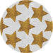 Sideview of Patterned White Chocolate Beige Novelty Rug, pat3472