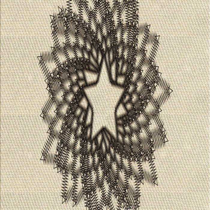 Machine Washable Transitional Wheat Beige Rug, wshpat3474brn