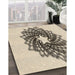 Machine Washable Transitional Wheat Beige Rug in a Family Room, wshpat3474brn