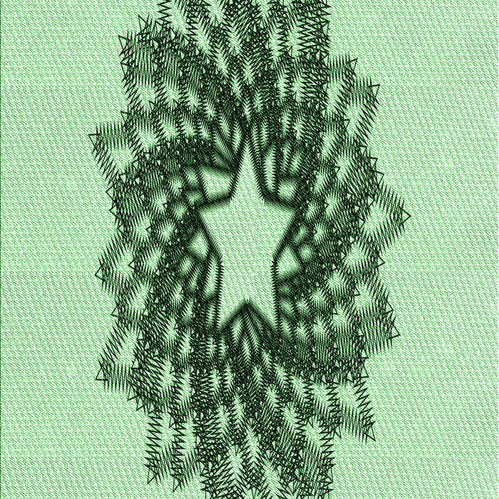 Patterned Mint Green Rug, pat3474grn