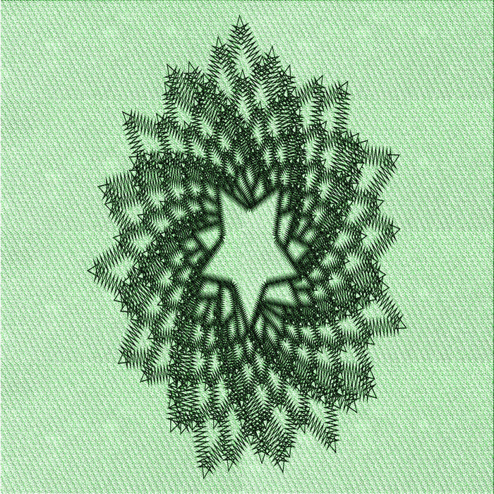 Round Machine Washable Transitional Mint Green Rug, wshpat3474grn