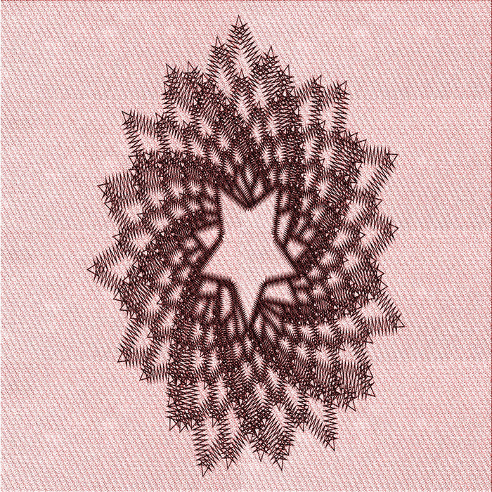 Round Machine Washable Transitional Indian Red Rug, wshpat3474rd