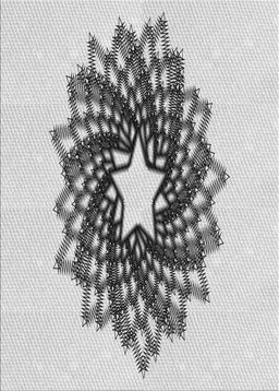 Patterned Gray Novelty Rug, pat3474