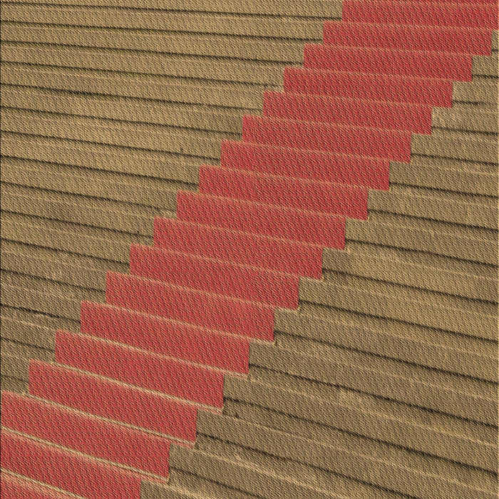 Machine Washable Transitional Mahogany Brown Rug, wshpat3475brn