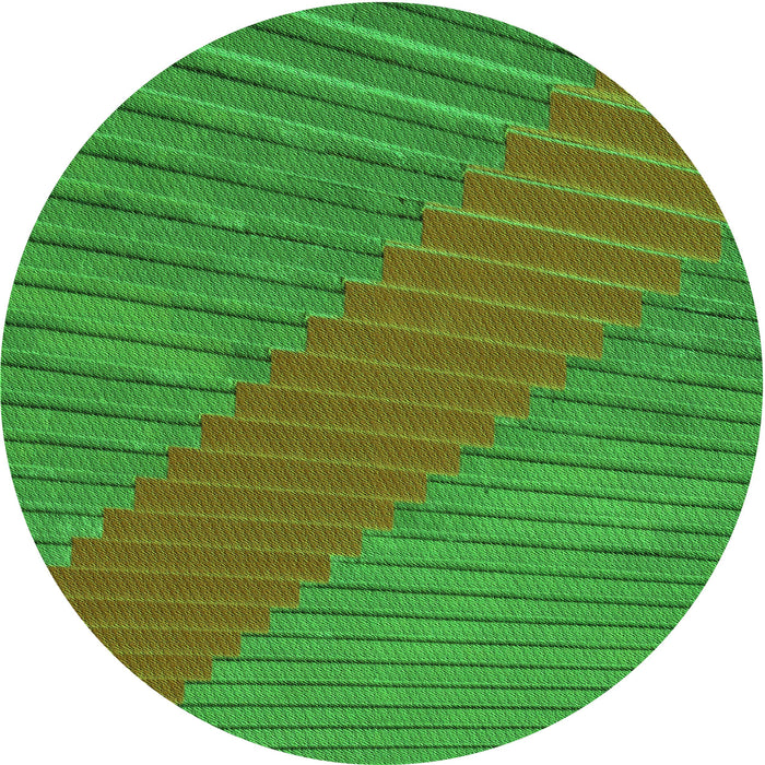 Square Patterned Lime Green Rug, pat3475grn