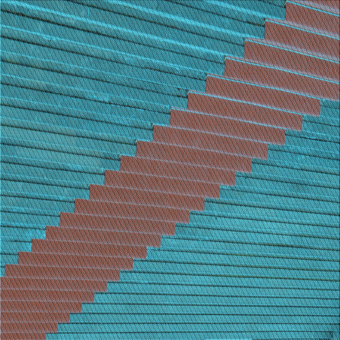 Round Patterned Dark Turquoise Green Rug, pat3475lblu