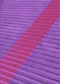 Machine Washable Transitional Medium Violet Red Pink Rug, wshpat3475pur