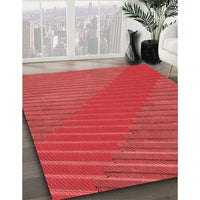 Patterned Red Rug, pat3475rd