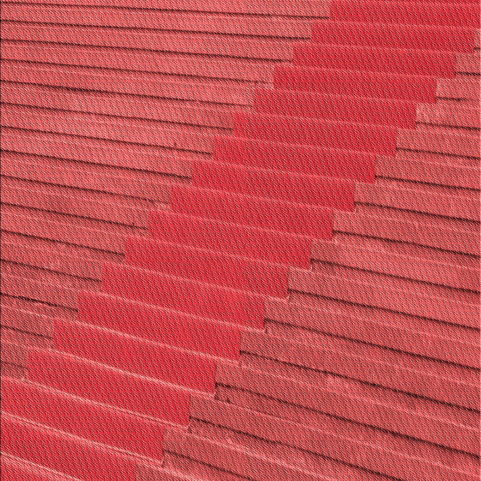 Patterned Red Rug, pat3475rd