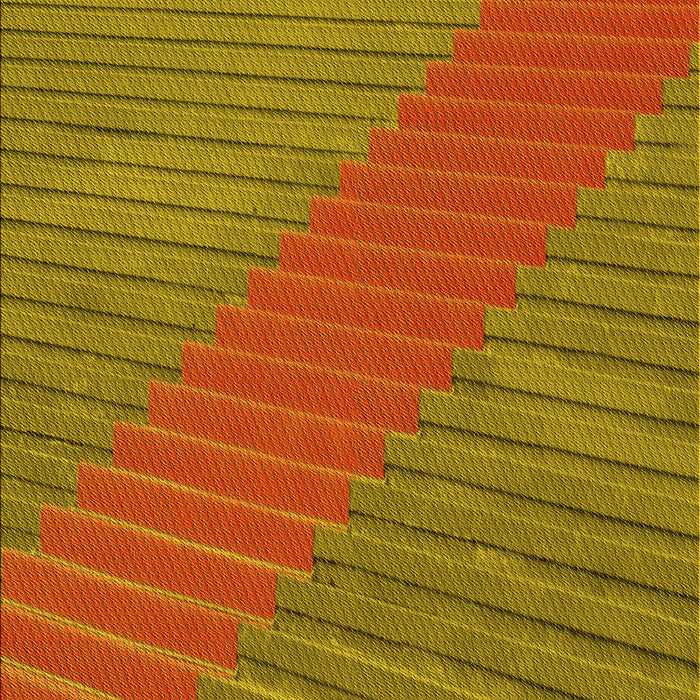 Patterned Caramel Brown Rug, pat3475yw