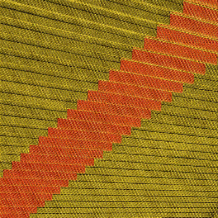 Round Patterned Caramel Brown Rug, pat3475yw