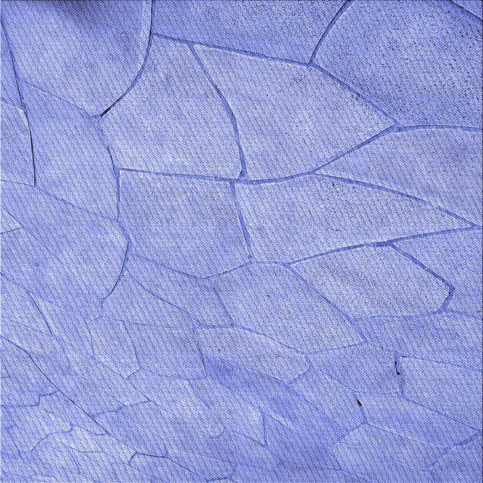 Round Patterned Light Slate Blue Rug, pat3477blu