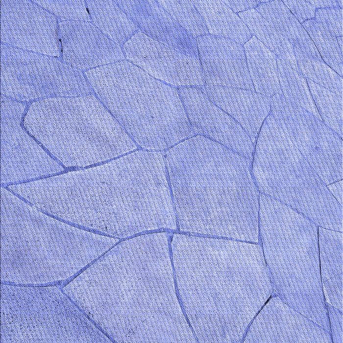 Machine Washable Transitional Light Slate Blue Rug, wshpat3477blu