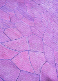 Machine Washable Transitional Violet Purple Rug, wshpat3477pur