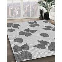 Patterned Silver Gray Rug, pat3478gry