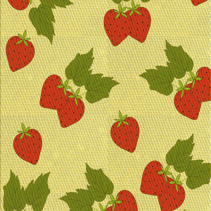 Patterned Bold Yellow Rug, pat3478yw