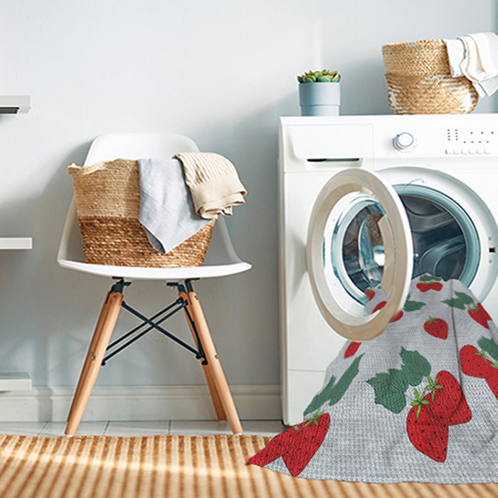 Machine Washable Transitional Pale Blue Lily Blue Rug in a Washing Machine, wshpat3478