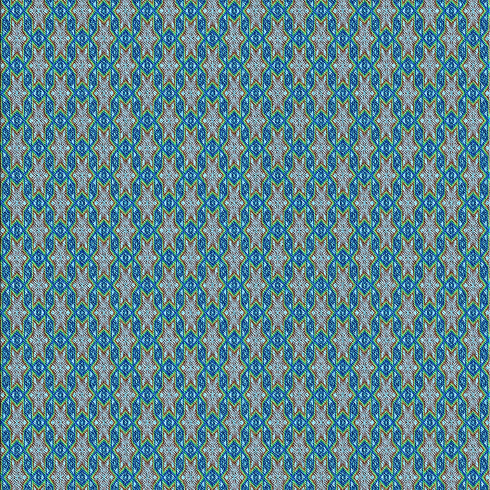Patterned Azure Blue Rug, pat348lblu