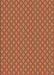 Patterned Orange Gold Rug, pat348org
