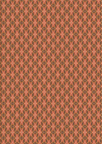 Machine Washable Transitional Orange Gold Rug, wshpat348org