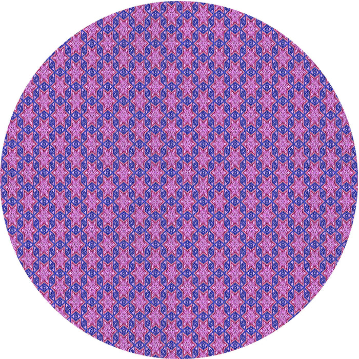 Square Patterned Purple Rug, pat348pur
