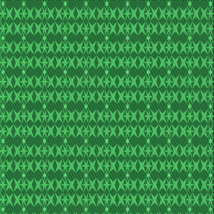 Round Patterned Green Rug, pat3480grn