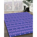 Machine Washable Transitional Purple Rug in a Family Room, wshpat3480pur